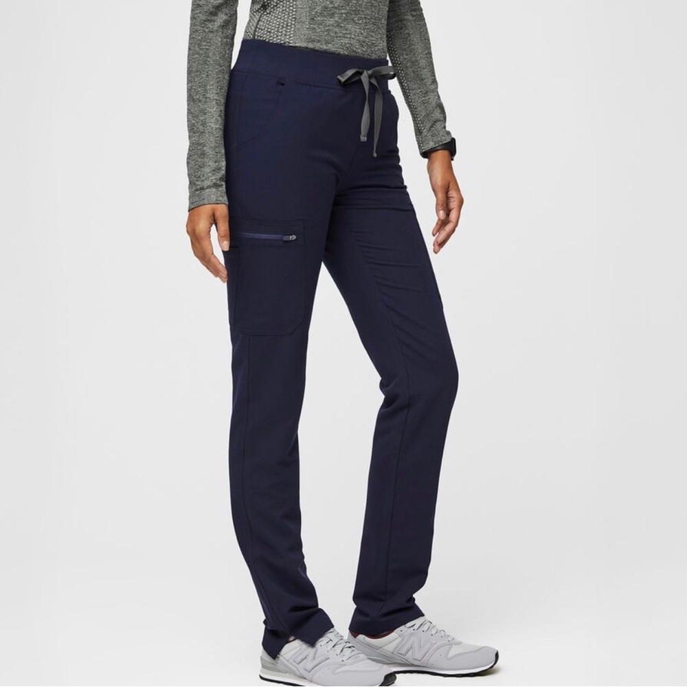 Figs Yola Skinny Scrub Pants - XS *Tall* NAVY